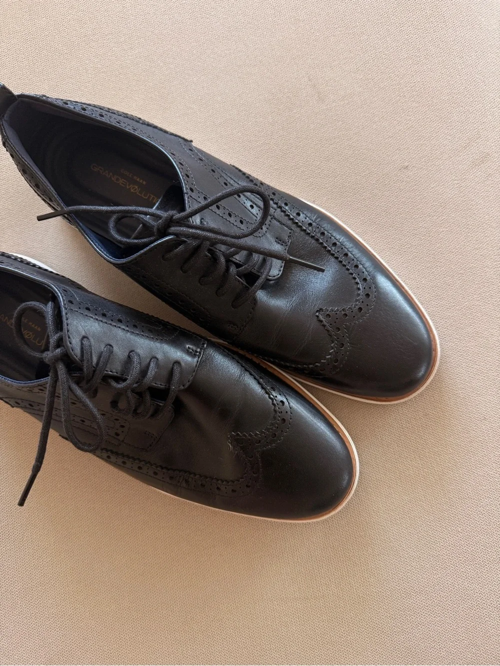 Men’s Cole Haan Black Leather Original Grand Evolution Oxford
